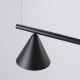 Nox 4L lampa wisząca 4xE14 czarna SL.2552
