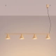 Nox 4L lampa wisząca 4xE14 złota SL.2553