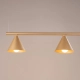 Nox 4L lampa wisząca 4xE14 złota SL.2553