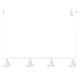 Nox 4L lampa wisząca 4xE14 beżowa SL.2554 Sollux Lighting