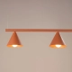 Nox 4L lampa wisząca 4xE14 ochra czerwona SL.2556