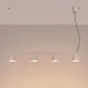Nox 4L lampa wisząca 4xE14 taupe SL.2557