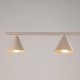 Nox 4L lampa wisząca 4xE14 taupe SL.2557