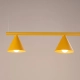 Nox 4L lampa wisząca 4xE14 żółta SL.2562