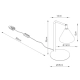 Nox lampa biurkowa 1xE14 szałwiowa SL.2576