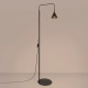 Nox lampa podłogowa 1xE14 czarna SL.2582