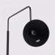 Nox lampa podłogowa 1xE14 czarna SL.2582