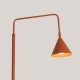 Nox lampa podłogowa 1xE14 ochra czerwona SL.2586