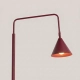 Nox lampa podłogowa 1xE14 burgund SL.2588