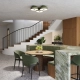 Omiq lampa sufitowa 4xE27 zielona oliwkowa SL.1680