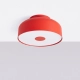 Omiq lampa sufitowa 4xE27 czerwona SL.2285