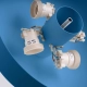 Omiq lampa sufitowa 4xE27 błękitna SL.2287