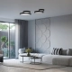 Onyx 60 lampa sufitowa LED 65W 5177lm 3000K czarna SL.1248