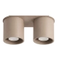 Orbis 2 lampa sufitowa 2xGU10 taupe SL.2091 Sollux Lighting