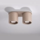 Orbis 2 lampa sufitowa 2xGU10 taupe SL.2091