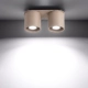 Orbis 2 lampa sufitowa 2xGU10 taupe SL.2091