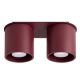Orbis 2 lampa sufitowa 2xGU10 burgund SL.2097 Sollux Lighting