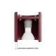 Orbis 2 lampa sufitowa 2xGU10 burgund SL.2097