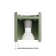 Orbis 2 lampa sufitowa 2xGU10 zielona oliwka SL.2103