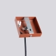 Pastelo 1 lampa wisząca 1xG9 ochra czerwona SL.1524