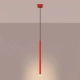 Pastelo 1 lampa wisząca 1xG9 czerwona SL.2141