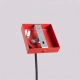 Pastelo 1 lampa wisząca 1xG9 czerwona SL.2141