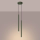 Pastelo 2 lampa wisząca 2xG9 zielona oliwka SL.1519