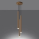 Pastelo 3P lampa wisząca 3xG9 złota SL.1172