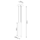 Pastelo 3P lampa wisząca 3xG9 złota SL.1172