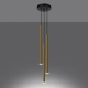 Pastelo 3P lampa wisząca 3xG9 złoty połysk SL.1197