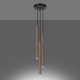 Pastelo 3P lampa wisząca 3xG9 drewno SL.1268