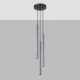 Pastelo 3P lampa wisząca 3xG9 beton SL.1273