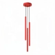Pastelo 3P lampa wisząca 3xG9 czerwona SL.2143 Sollux Lighting