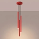 Pastelo 3P lampa wisząca 3xG9 czerwona SL.2143
