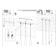 Pastelo 3 lampa wisząca 3xG9 beżowa SL.1514