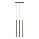 Pastelo 3 lampa wisząca 3xG9 zielona oliwka SL.1520 Sollux Lighting