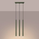 Pastelo 3 lampa wisząca 3xG9 zielona oliwka SL.1520