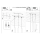 Pastelo 3 lampa wisząca 3xG9 zielona oliwka SL.1520