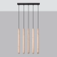 Pastelo 5L lampa wisząca 5xG9 drewno SL.1269
