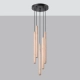 Pastelo 5P lampa wisząca 5xG9 drewno SL.1270