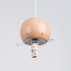 Pekka 3P lampa wisząca 3xG9 biała, naturalne drewno SL.1391