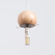 Pekka 3P lampa wisząca 3xG9 biała, naturalne drewno SL.1391