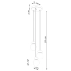 Pekka 3P lampa wisząca 3xG9 biała, naturalne drewno SL.1391