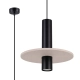 Pelta 1 lampa wisząca 1xGU10 czarna, beżowa SL.1882 Sollux Lighting