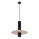 Pelta 1 lampa wisząca 1xGU10 czarna, beżowa SL.1882