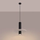 Pelta 1 lampa wisząca 1xGU10 czarna, beżowa SL.1882