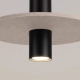 Pelta 1 lampa wisząca 1xGU10 czarna, beżowa SL.1882