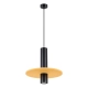 Pelta 1 lampa wisząca 1xGU10 czarna, żółta SL.1883