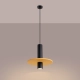 Pelta 1 lampa wisząca 1xGU10 czarna, żółta SL.1883