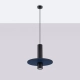 Pelta 1 lampa wisząca 1xGU10 czarna, granatowa SL.1884
